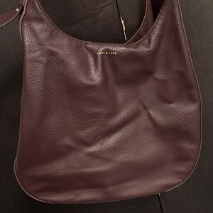 Love & Lore Burgundy Hobo Bag